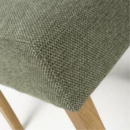Shankar Set of 2 Moseley Weave Green Dining Chairs - thumbnail 5