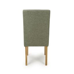 Shankar Set of 2 Moseley Weave Green Dining Chairs - thumbnail 4