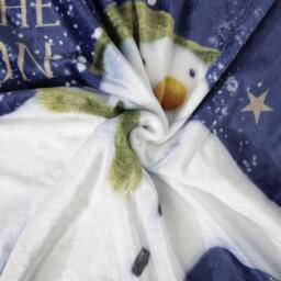 The Snowman The Snowman Flurry Sherpa Back Fleece Blanket - thumbnail 3