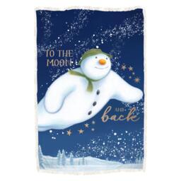 The Snowman The Snowman Flurry Sherpa Back Fleece Blanket - thumbnail 2