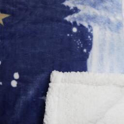 The Snowman The Snowman Flurry Sherpa Back Fleece Blanket - thumbnail 4