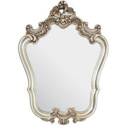 Interiors by Premier Adelere Champagne Finish Rose Crest Wall Mirror