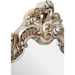 Interiors by Premier Adelere Champagne Finish Rose Crest Wall Mirror - thumbnail 4