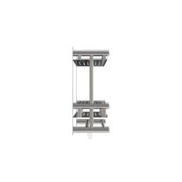 LIFE IDEAS 2-Tier Bathroom Shelf with Towel Bars - thumbnail 6