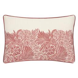 Morris and Co Marigold Embroidered Feather Filled Cushion - thumbnail 1