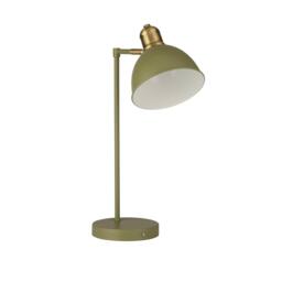 Lighting Collection Rechargable Desk Lamp In Green - thumbnail 2