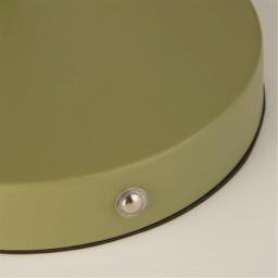 Lighting Collection Rechargable Desk Lamp In Green - thumbnail 3