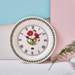 Portmeirion Botanic Garden Botanic Garden Poppy Wall Clock - thumbnail 2