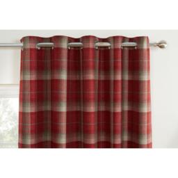 Sundour Carnoustie Tartan Eyelet Curtains - thumbnail 2