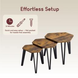 Lassic Vida Designs Brooklyn Nest of 3 Tables - thumbnail 6