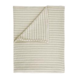 Bianca Cotton Muslin Stripe Blanket Throw - thumbnail 4