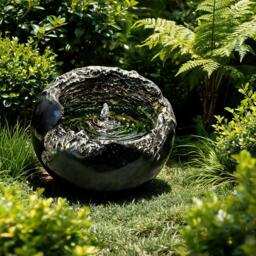 Streetwize Solar Rock Bowl Solar Water Feature Battery Backup - thumbnail 1