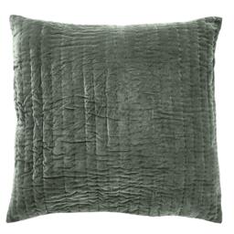 Bedeck of Belfast Alder Cotton Pillow Sham Nettle Green - thumbnail 1