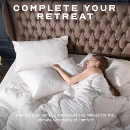 Snuggledown Indulgent Cotton 10.5 Tog Duvet + 2 Soft Pillows - thumbnail 9