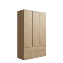 GFW GFW Catania 3 Door 4 Drawer Wardrobe - thumbnail 4