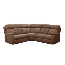 Aspire Kingsmere Corner Power Recliner Sofa in Leather - thumbnail 3