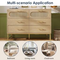 Urban Meuble Beige Modern Console Table with Storage - thumbnail 7
