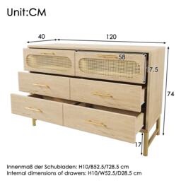 Urban Meuble Beige Modern Console Table with Storage - thumbnail 6