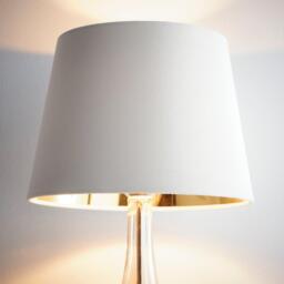 K Living Cream Velvet Empire Light Shade Gold Inner - thumbnail 2