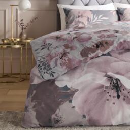 Catherine Lansfield Dramatic Floral Reversible Duvet Cover Set - thumbnail 4