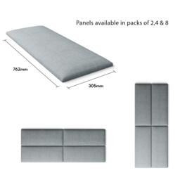 Aspire EasyMount Wall Mounted Upholstered Panels, - thumbnail 5