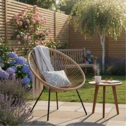 Arti Casa Woven Metal Chair - thumbnail 2