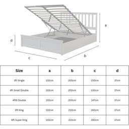 Aspire Wooden Ottoman Bed - thumbnail 6