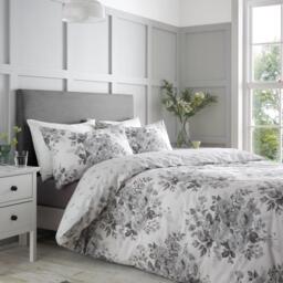 Catherine Lansfield Elinda Floral Reversible Duvet Cover Set
