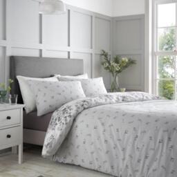 Catherine Lansfield Elinda Floral Reversible Duvet Cover Set - thumbnail 2