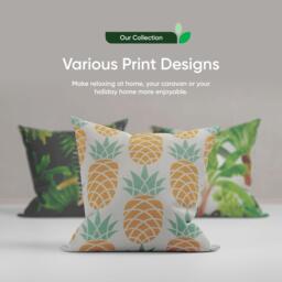 Streetwize Outdoor Scatter Cushions - Gold Palm - thumbnail 5