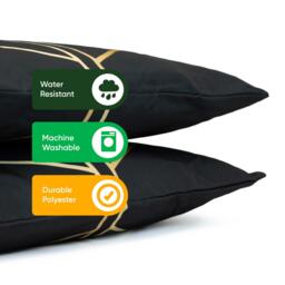 Streetwize Outdoor Scatter Cushions - Gold Palm - thumbnail 6