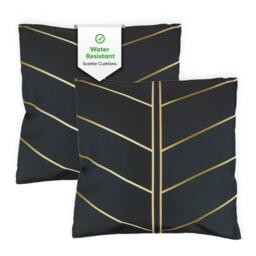 Streetwize Outdoor Scatter Cushions - Gold Palm - thumbnail 1