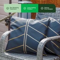 Streetwize Outdoor Scatter Cushions - Gold Palm - thumbnail 7