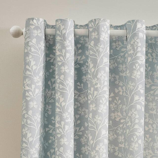 Catherine Lansfield Brooke Floral Lined Eyelet Curtains - image 1