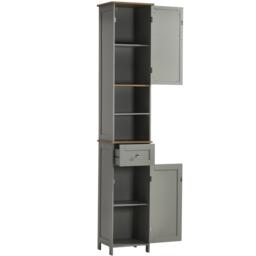 Lassic Bath Vida Priano 2 Door Tall Cabinet With Mirror - thumbnail 8