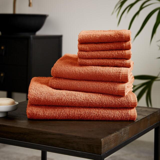 Catherine Lansfield Quick Dry Cotton 8 Piece Towel Set - image 1