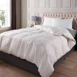 Downland Luxury Cotton Goose Feather & Down 13.5tog Duvet - thumbnail 2