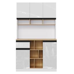 Urban Meuble High Gloss Kitchen Buffet Sideboard - thumbnail 5