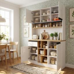 Urban Meuble High Gloss Kitchen Buffet Sideboard - thumbnail 3