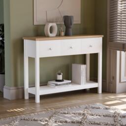 Lassic Vida Designs Arlington 3 Drawer Console Table - thumbnail 1