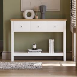 Lassic Vida Designs Arlington 3 Drawer Console Table - thumbnail 3