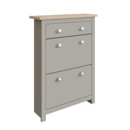 GFW Lancaster 2 Door 1 Drawer Shoe Cabinet - thumbnail 3