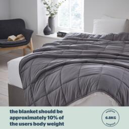 Silentnight Wellbeing Adult 6.8KG Weighted Blanket - thumbnail 6
