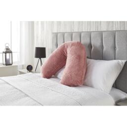 Downland Teddy Fleece V-shape Pillow - thumbnail 1