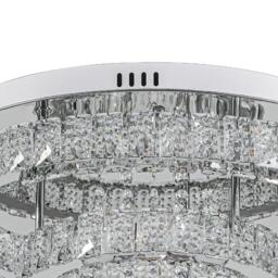 Kabinet UK Double Tier Round Crystal Ceiling Light - thumbnail 5