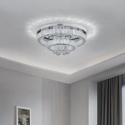 Kabinet UK Double Tier Round Crystal Ceiling Light - thumbnail 2