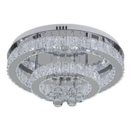 Kabinet UK Double Tier Round Crystal Ceiling Light - thumbnail 4
