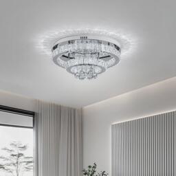 Kabinet UK Double Tier Round Crystal Ceiling Light - thumbnail 1