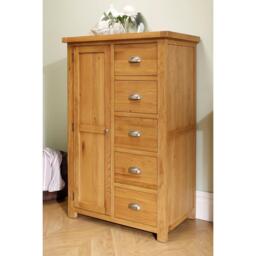Birlea Woburn 1 Door 5 Drawer Wardrobe