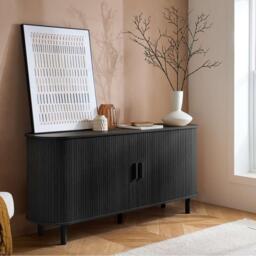 Birlea Axel 2 Door Fluted Sideboard - thumbnail 1